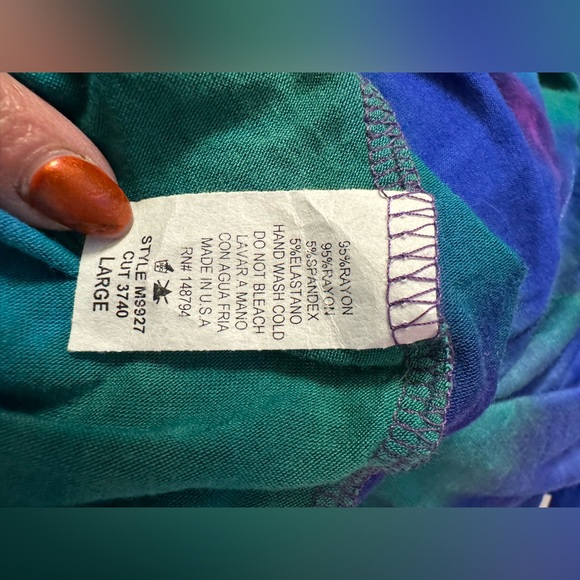 Women’s cowl neck top size large - Picture 7 of 7